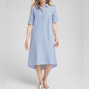 Chico's Light Blue High Low Dress